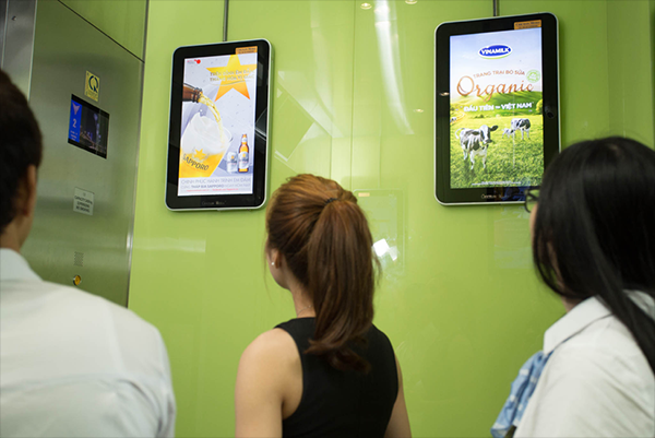 BÁO GIÁ QUẢNG CÁO THANG MÁY TẠI HÀ NỘI (LCD) NĂM 2020