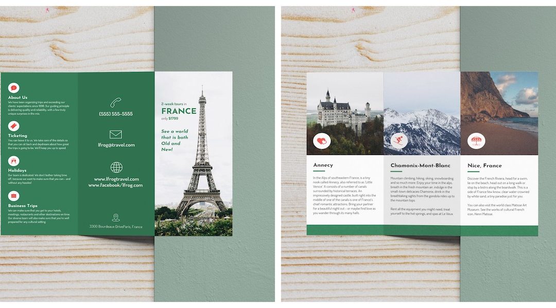 Thiết kế tờ rơi, tờ gấp