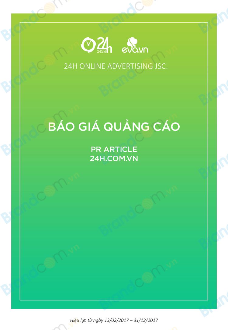 Báo giá đăng bài pr trên 24h