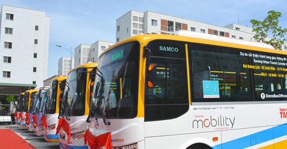 Báo giá quảng cáo trên xe Bus Miền Trung